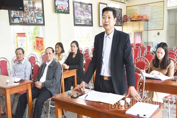 Xã Vĩnh Phú nâng cao hiệu quả công tác kiểm tra, giám sát