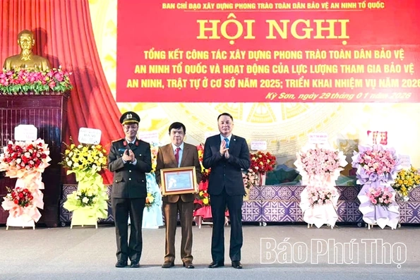 Phường Kỳ Sơn tổng kết phong trào Toàn dân bảo vệ an ninh Tổ quốc năm 2025
