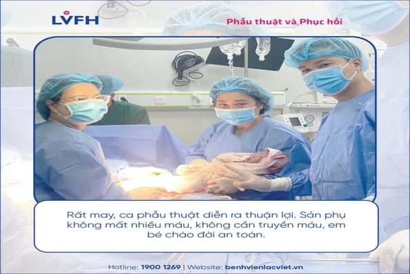 Mổ cấp cứu thành công sản phụ mang nhóm máu Rh âm siêu hiếm