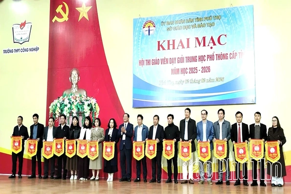 Khai mạc Hội thi giáo viên dạy giỏi THPT tỉnh Phú Thọ (cụm 3) khu vực Hòa Bình