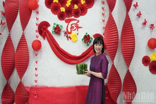 Thơm mùi bánh chưng xanh ở xứ tuyết