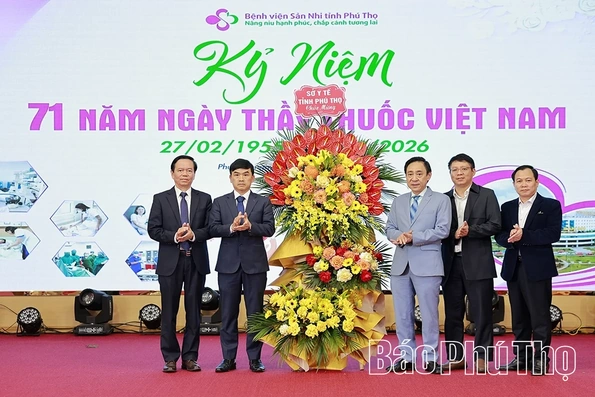 Bệnh viện Sản nhi tỉnh Phú Thọ kỷ niệm 71 năm Ngày Thầy thuốc Việt Nam