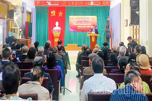 Câu lạc bộ hưu trí tỉnh Phú Thọ gặp mặt đầu Xuân 2026