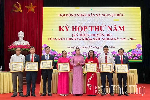 HĐND xã Nguyệt Đức tổ chức Kỳ họp chuyên đề tổng kết nhiệm kỳ 2021-2026