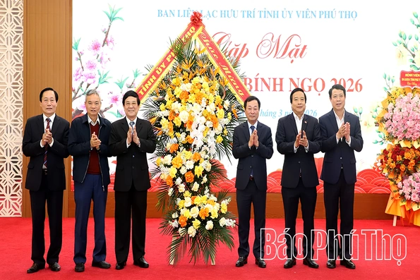 Ban liên lạc hưu trí Tỉnh ủy viên Phú Thọ gặp mặt đầu Xuân Bính Ngọ