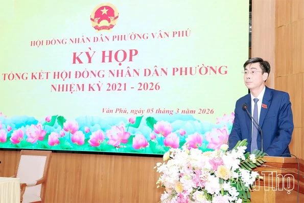 Tổng kết hoạt động HĐND phường Vân Phú khóa XXIV, nhiệm kỳ 2021-2026