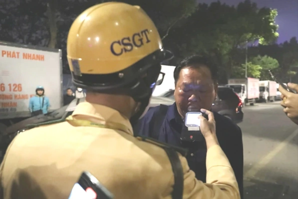 Tài xế ô tô vi phạm nồng độ cồn, gây tai nạn liên hoàn ở Hà Nội: Một nữ nạn nhân tử vong