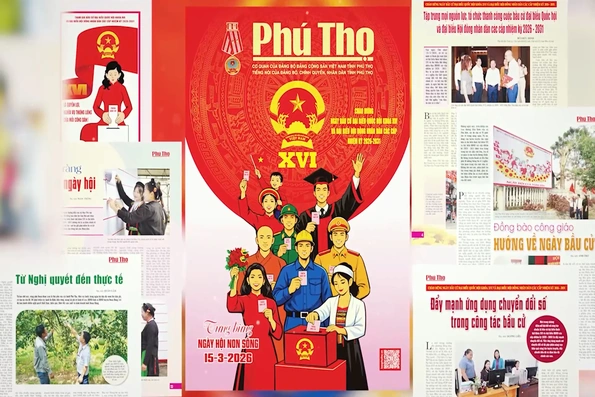Mời đón đọc ấn phẩm Báo Phú Thọ đặc biệt về bầu cử