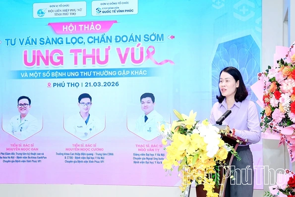 Hội thảo nâng cao nhận thức sàng lọc, phát hiện sớm ung thư cho phụ nữ