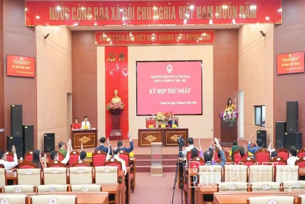 Kỳ họp thứ nhất HĐND xã Thanh Ba nhiệm kỳ 2026-2031