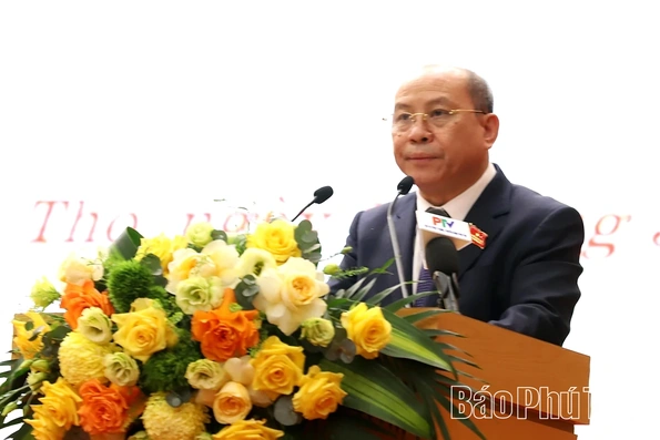 Phát biểu khai mạc Kỳ họp thứ Nhất, HĐND tỉnh khóa XX, nhiệm kỳ 2026 - 2031 của đồng chí Bùi Đức Hinh - Phó Bí thư Tỉnh ủy, Chủ tịch HĐND tỉnh