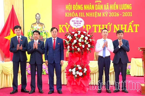 Phó Chủ tịch Thường trực HĐND tỉnh Nguyễn Trung Kiên dự Kỳ họp thứ Nhất, HĐND xã Hiền Lương nhiệm kỳ 2026 - 2031