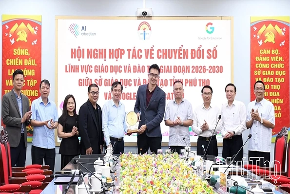 Phú Thọ hợp tác với Google For Education về chuyển đổi số trong lĩnh vực giáo dục và đào tạo