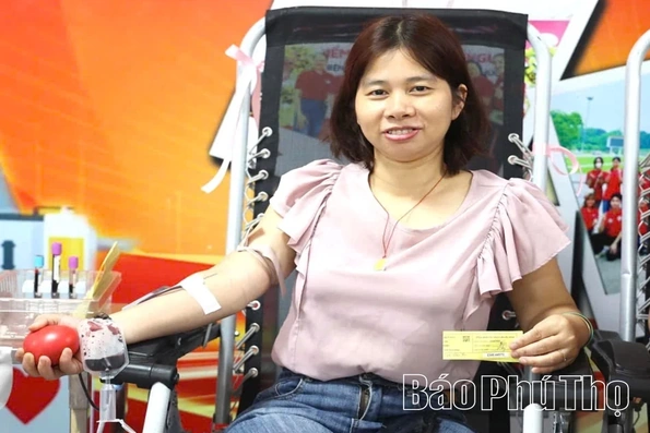 Câu lạc bộ vận động hiến máu tình nguyện Vĩnh Phúc vận động 159 đơn vị máu