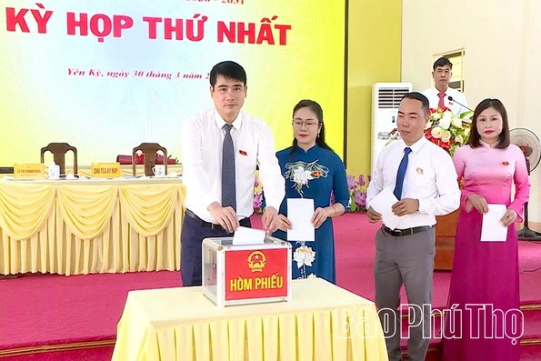 Kiện toàn các chức danh chủ chốt HĐND, UBND xã Yên Kỳ nhiệm kỳ 2026 - 2031