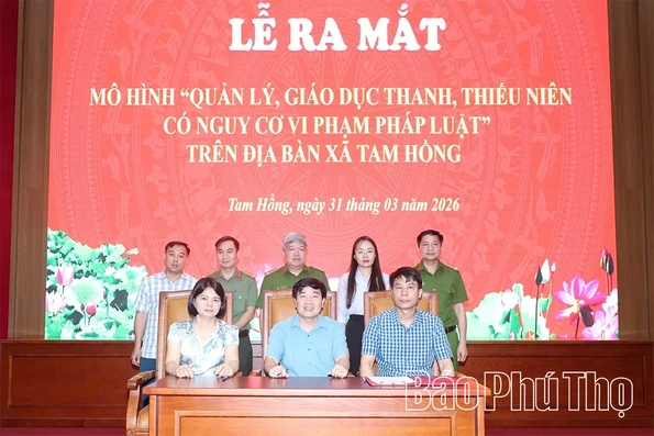 Ra mắt mô hình quản lý, giáo dục thanh thiếu niên có nguy cơ vi phạm pháp luật