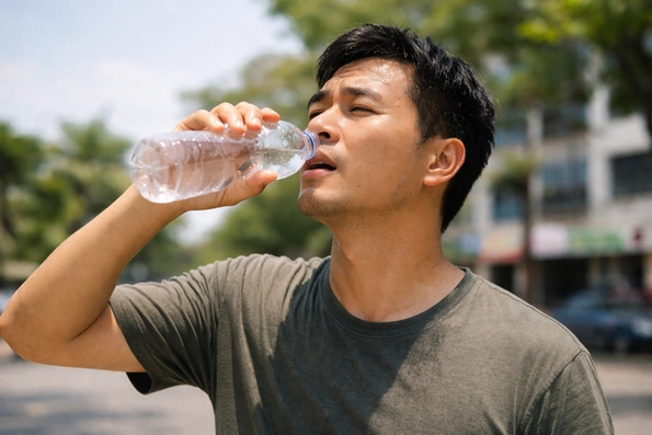 Bác sĩ cảnh báo: Nắng nóng và sai lầm khi uống nước dễ hại thận