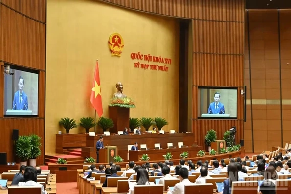 Thông cáo báo chí số 5 Kỳ họp thứ nhất, Quốc hội khóa XVI