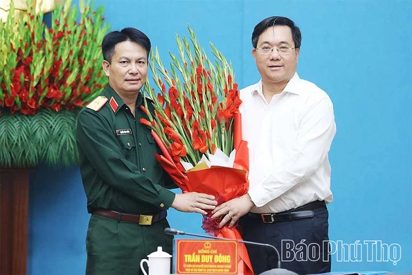 UBND tỉnh chia tay Thiếu tướng Nguyễn Đình Cương nhận nhiệm vụ mới