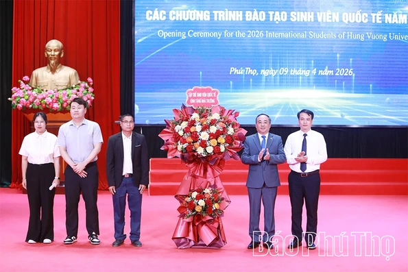 Trường Đại học Hùng Vương khai giảng các chương trình đào tạo sinh viên quốc tế năm 2026