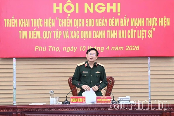 Triển khai “Chiến dịch 500 ngày đêm đẩy mạnh thực hiện tìm kiếm, quy tập và xác định danh tính hài cốt liệt sĩ”