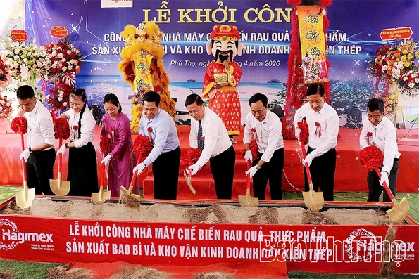 Khởi công nhà máy chế biến rau quả công nghệ cao tại Lạc Thủy