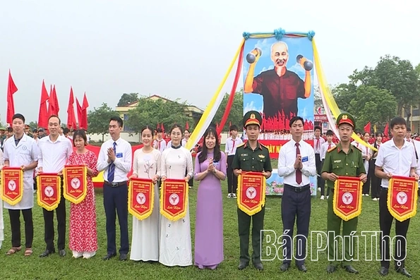 Trên 200 vận động viên tham gia Đại hội Thể dục thể thao xã Chí Tiên lần thứ I