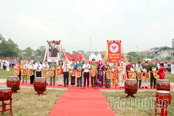 Gần 1.500 vận động viên tham gia Đại hội Thể dục, thể thao xã Lương Sơn lần thứ I, năm 2026