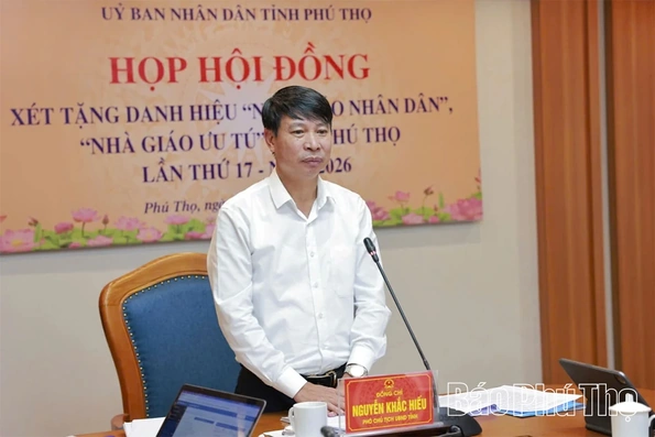 Xét tặng danh hiệu Nhà giáo Nhân dân, Nhà giáo Ưu tú tỉnh Phú Thọ lần thứ 17