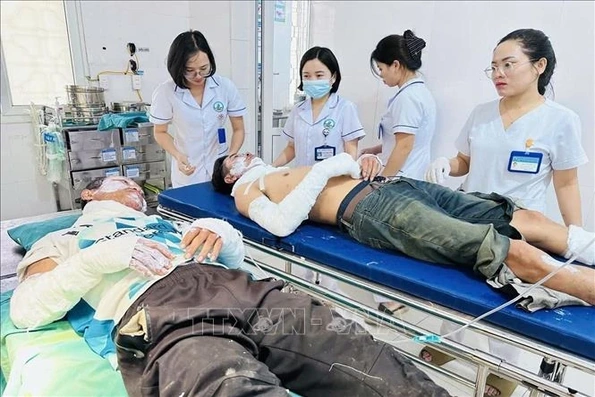 Cảnh báo không dùng bình gas để đốt hoặc thui thực phẩm