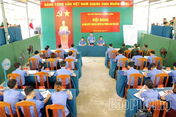 Đồng Lương sẵn sàng cho diễn tập khu vực phòng thủ