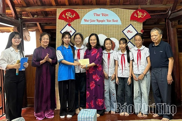 Ngày hội đọc sách tại thư viện nhà giáo Nguyễn Văn Bình