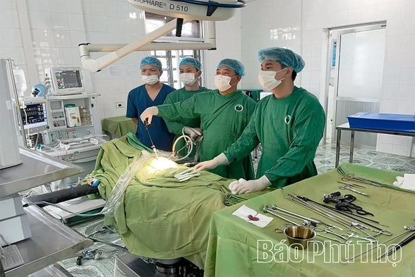 Trung tâm Y tế khu vực Vĩnh Tường triển khai nhiều kỹ thuật mới, vượt tuyến