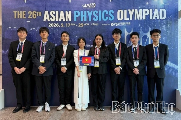 Học sinh Trường THPT chuyên Hùng Vương đoạt Huy chương Bạc Olympic Vật lí châu Á