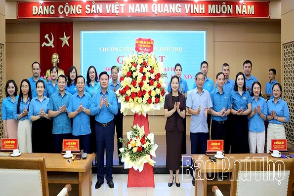 Gặp mặt Đoàn đại biểu tỉnh Phú Thọ dự Đại hội Công đoàn Việt Nam lần thứ XIV