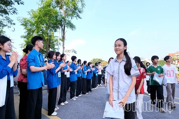 Kỳ thi tuyển sinh vào THPT Chuyên Vĩnh Phúc diễn ra nghiêm túc, an toàn, đúng quy chế