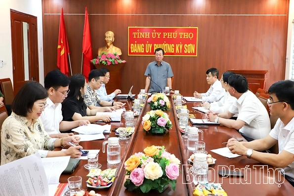 Kiểm tra thực trạng quản lý tài sản dôi dư, thiết chế văn hóa tại các phường Tân Hòa, Kỳ Sơn, Hòa Bình