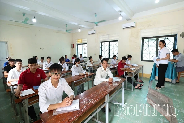 Điểm thi THPT Thanh Ba: Tự tin vượt vũ môn