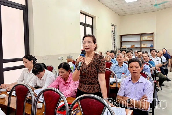 Phường Nông Trang: Tạo sự đồng thuận sắp xếp, đổi tên tổ dân phố