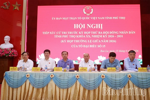 Tổ đại biểu số 15 HĐND tỉnh tiếp xúc cử tri trước Kỳ họp thứ Ba tại xã Bao La