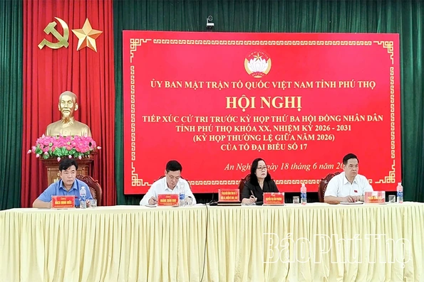 Tổ đại biểu số 17 HĐND tỉnh tiếp xúc cử tri trước Kỳ họp thứ Ba, HĐND tỉnh khóa XX