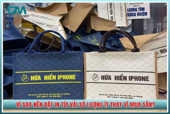 Xưởng in túi vải số lượng ít tại TP.HCM - In Túi Vải Quốc Minh