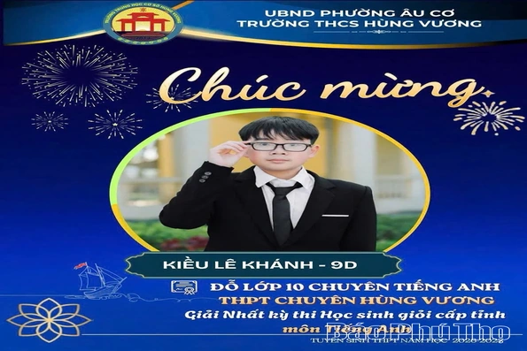 Trường THCS Hùng Vương có 41 học sinh trúng tuyển vào các lớp chuyên