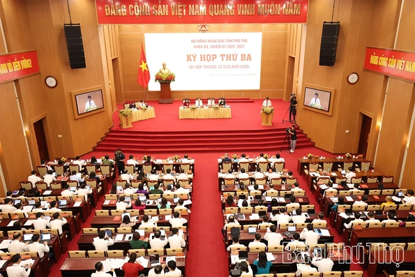 Khai mạc Kỳ họp thứ Ba, HĐND tỉnh Phú Thọ khóa XX