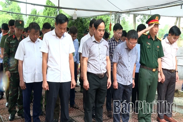 Xã Sơn Đông triển khai lấy mẫu ADN hài cốt liệt sĩ chưa xác định danh tính
