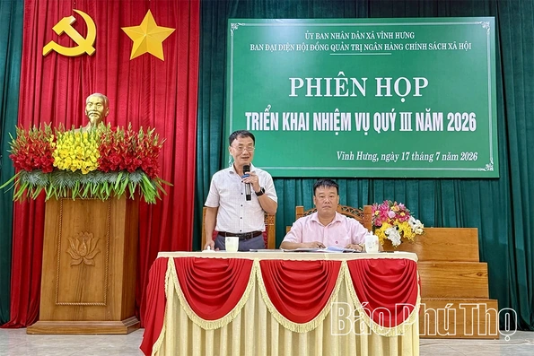 Vĩnh Hưng nâng cao hiệu quả tín dụng chính sách, thúc đẩy giảm nghèo bền vững