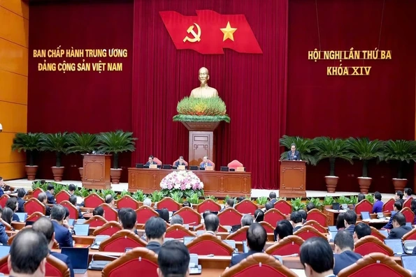 Ngày làm việc thứ ba Hội nghị lần thứ ba Ban Chấp hành Trung ương Đảng khóa XIV