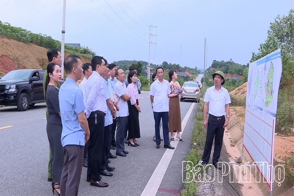 Kiểm tra thực địa vị trí quy hoạch Cụm công nghiệp Phú Mỹ 1