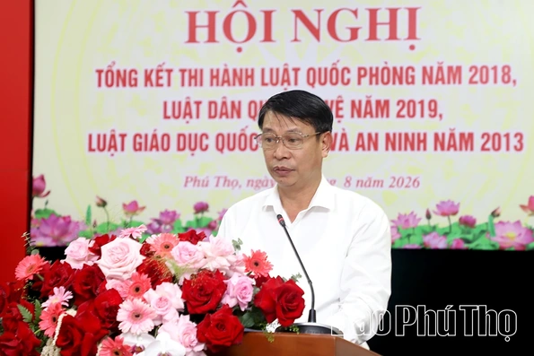 Phú Thọ tổng kết thi hành các luật về quốc phòng, quân sự địa phương