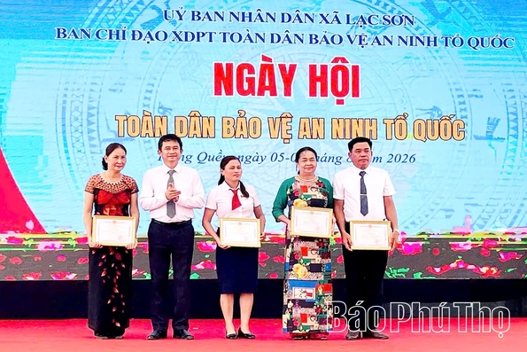 Xã Lạc Sơn tổ chức điểm Ngày hội Toàn dân bảo vệ an ninh Tổ quốc năm 2026